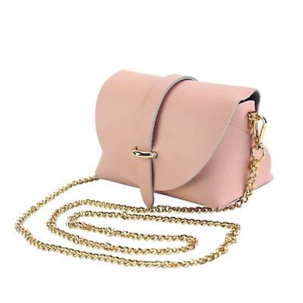 Leather Mini Crossbody Bag NWOT Made in Italy